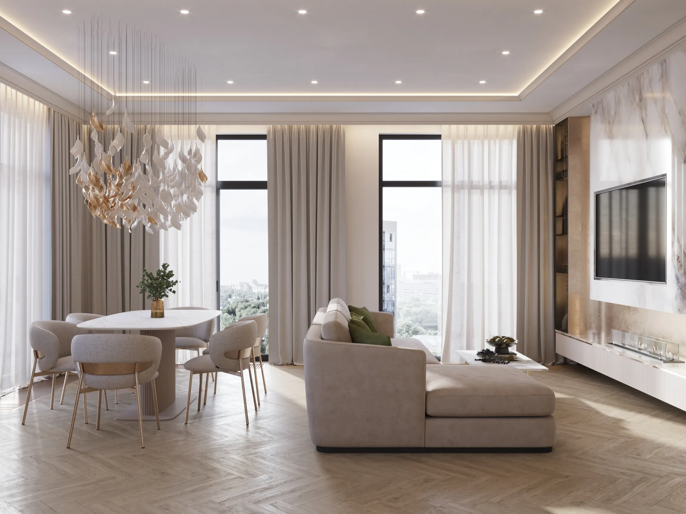 квартира Malookhtinsky